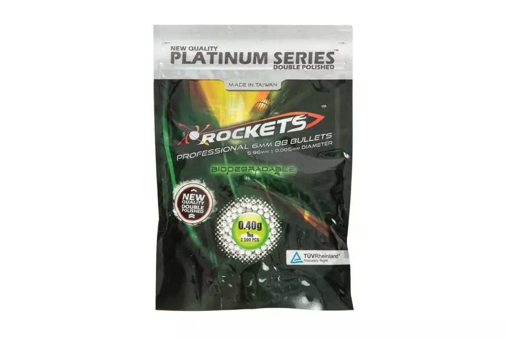 Kuličky Bio 0.40g Rockets Platinum 1 kg