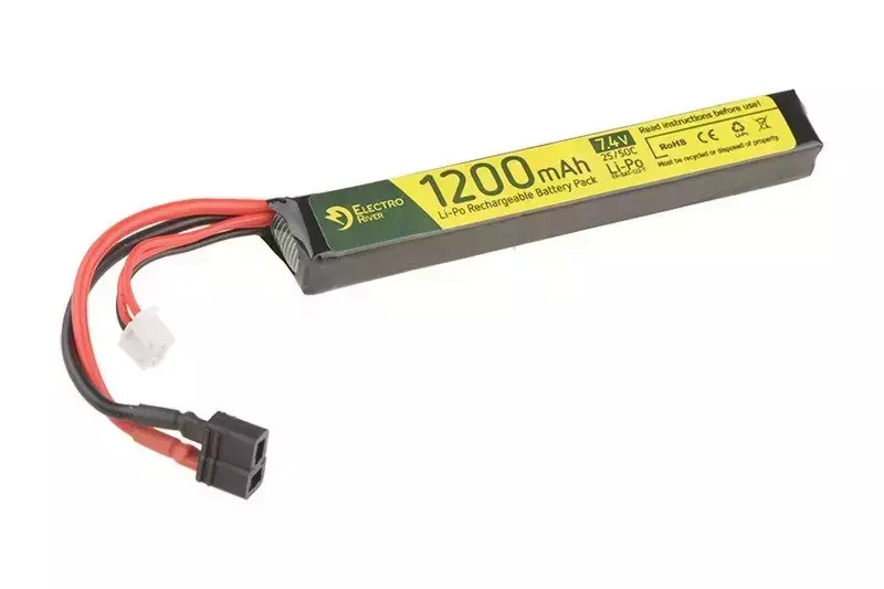 Akumulator LiPo 7,4V 1200mAh 25/50C T-connect (DEANS)