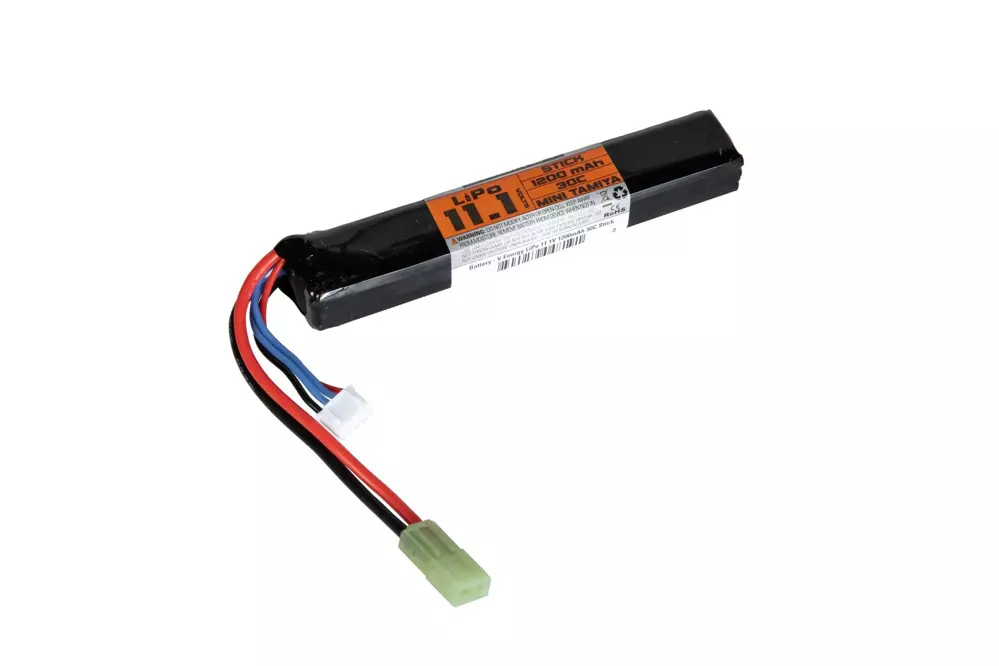 LiPo 11.1V 1200 mAh 30C Valken Energy Battery - Stick