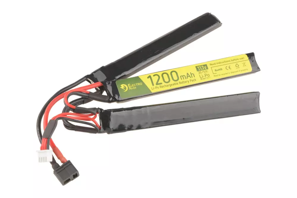 LiPo 11.1V 1200 mAh 25/50C T-connect (DEANS) Butterfly Battery