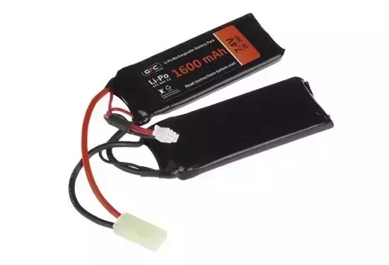 LiPo 7,4V 1600mAh 20/40C two-module battery