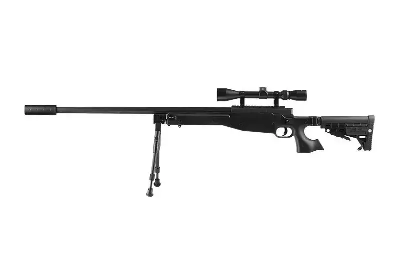 MB14D sniper rifle replica - with scope and bipod