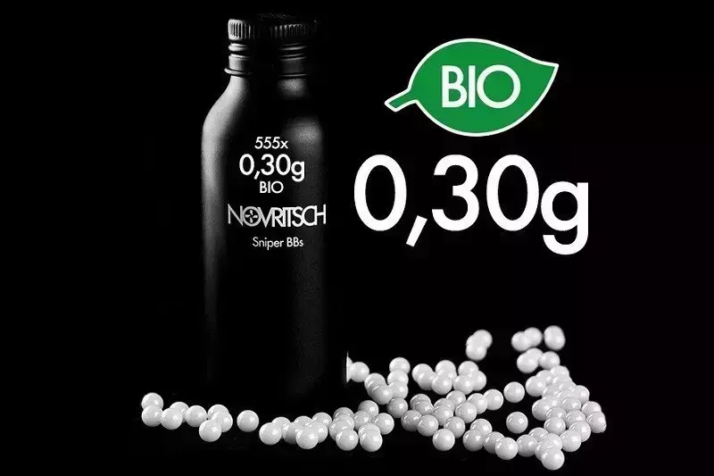 Billes biodegradable 0.30g Novritsch Sniper 555 pièces
