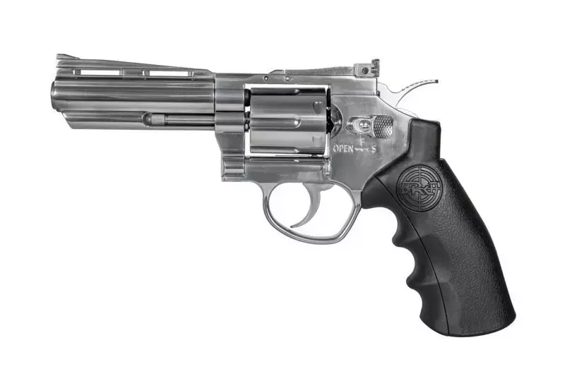 Réplique de revolver TITAN 4' - platinum 