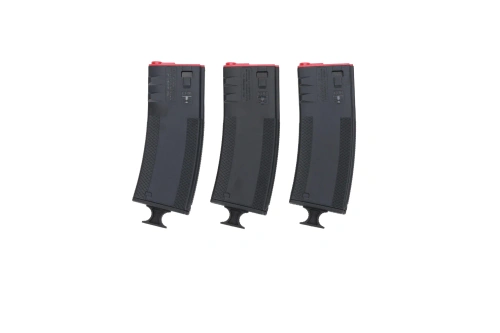 Sada 3 středních zásobníků na 250 nábojů King Arms x Troy Battlemag pro repliky typu M4/M16