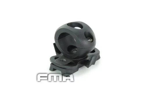 Montaż latarki do hełmu 0.83'' / 21 mm - Czarny