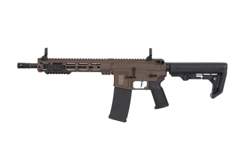 Specna Arms M4/M16 SA-F05 FLEX Gen.2 BLDC AEG Assault Rifle 12.5" (Light Ops Stock) - Full Dark Bronze