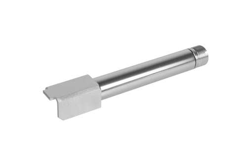 G19 Gen4 "2 Way Fixed" Non-Recoiling External Barrel – Silver 
