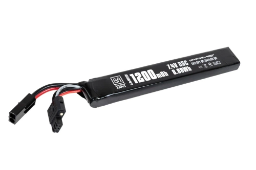 Accumulator Li-Po Specna Arms x Gens Ace 1200 mAh 25C 7.4V Tamiya mini G-Tech