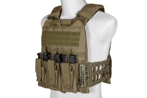 GFC Tactical 9039 Basic Plate Carrier Tactical Vest – Olive