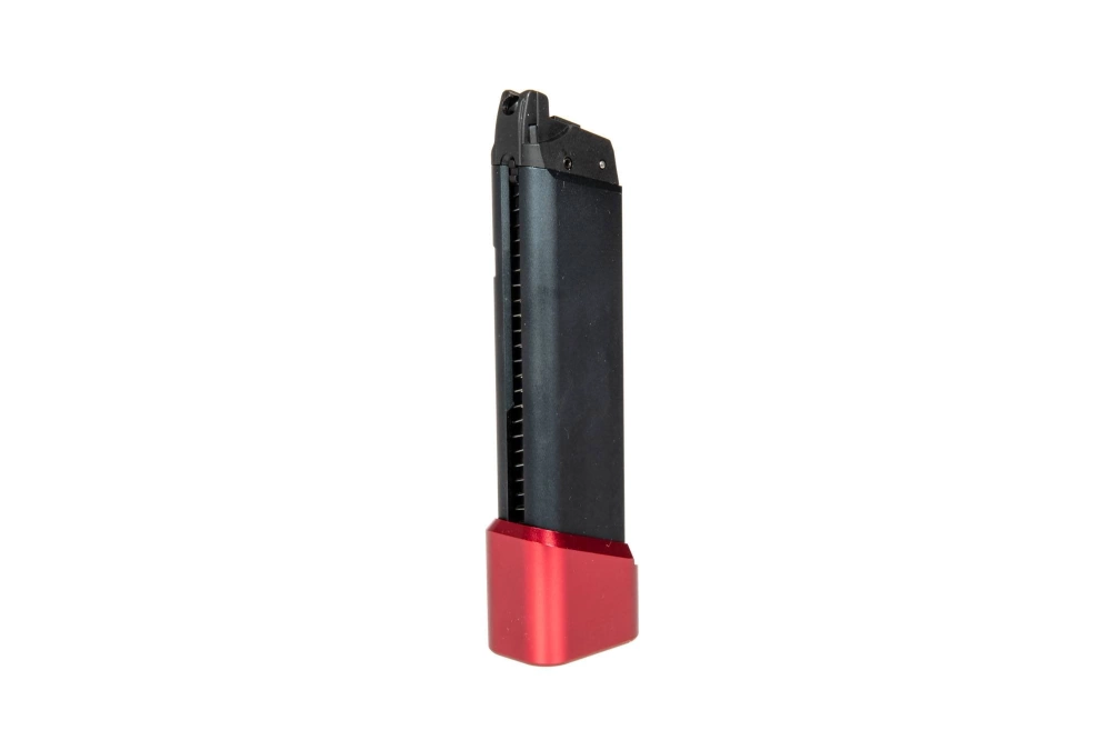 Cargador con mayor capacidad para réplicas GBB TM Serie G (Rojo)