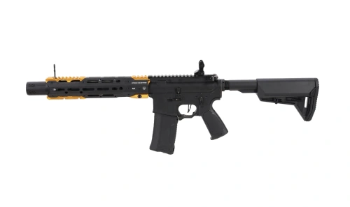Karabinek ASG King Arms x Strike Industries Sentinel GRIDLOK® 11" Aster SE ETU Czarno-złoty