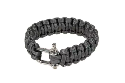 Survivalarmband (U) - grijs