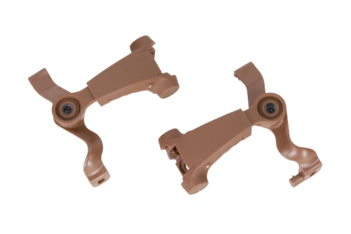 Earmor M16A-TW adapters voor M31/M32+ hoofdtelefoon voor EXFIL® rails - Coyote Brown