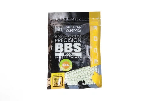 airsoft 0.30g Specna Arms EDGE ULTRA™ BIO Tracer billes de précision 1000 pièces Vert