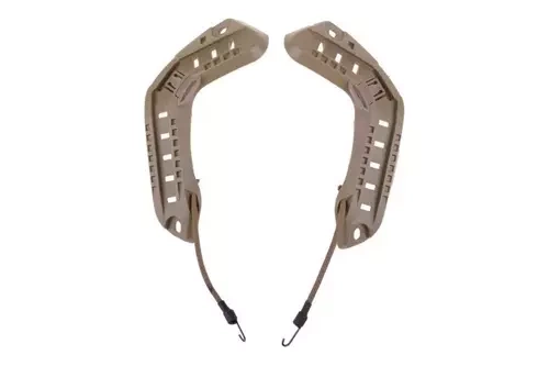 Set of rails for FAST type helmets - Tan