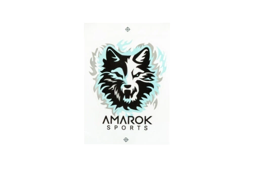 Sticker AMAROK 5x4.5cm White