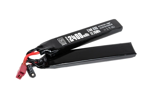 Li-Po Specna Armen x Gens Ace 2400 mAh 25C 2-module T-Deans batterij G-Tech