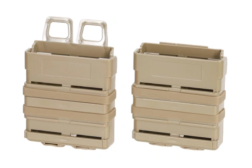 SATAC Open III (L) dubbele lader voor 7,62mm magazijnen Tan