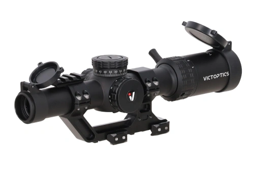 VictOptics S10 1-10x24 lunette LPVO SFP (avec montage Extreme High Picatinny AR) - Noir