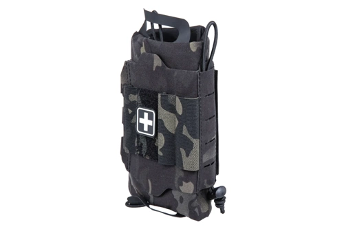 Botiquín táctico desgarrable con velcro Wosport MC Negro