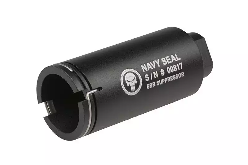 Tłumik płomienia / koncentrator gazów wylotowych Navy Seal - Czarny