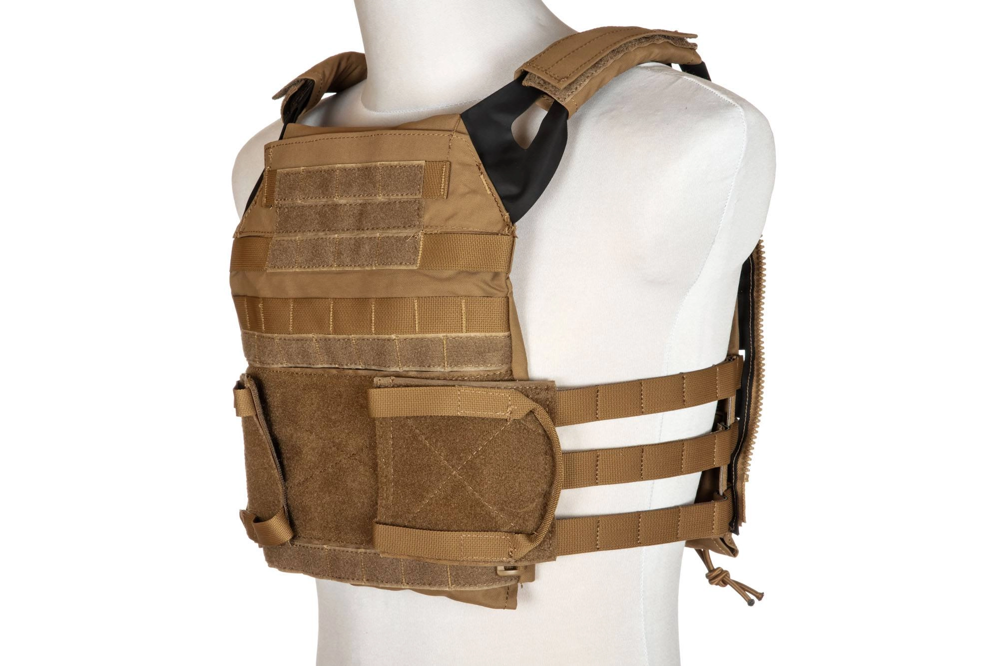 Chaleco táctico Rush 2.0 Plate carrier Ariatel - Marrón Coyote